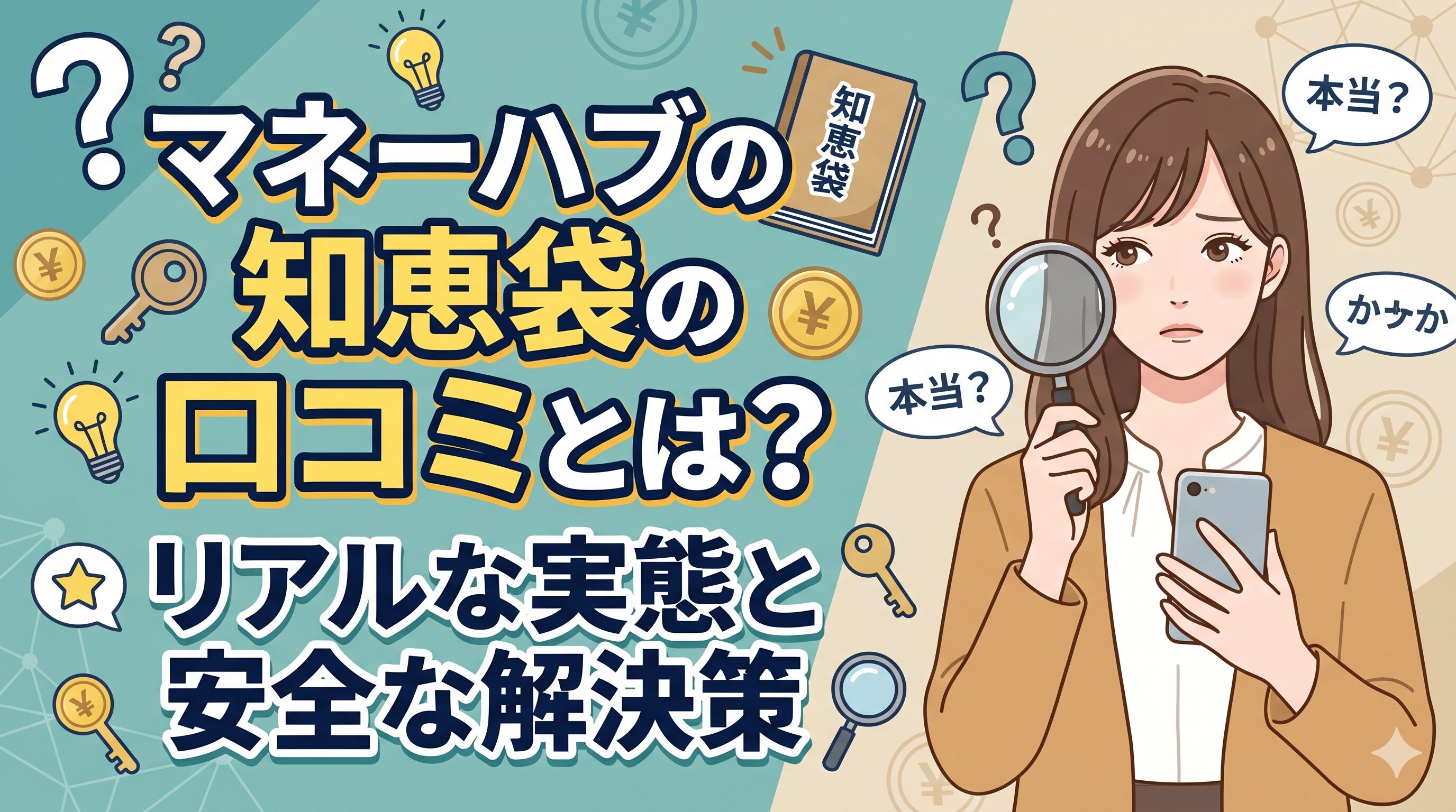 マネーハブの知恵袋の口コミとは？リアルな実態と安全な解決策