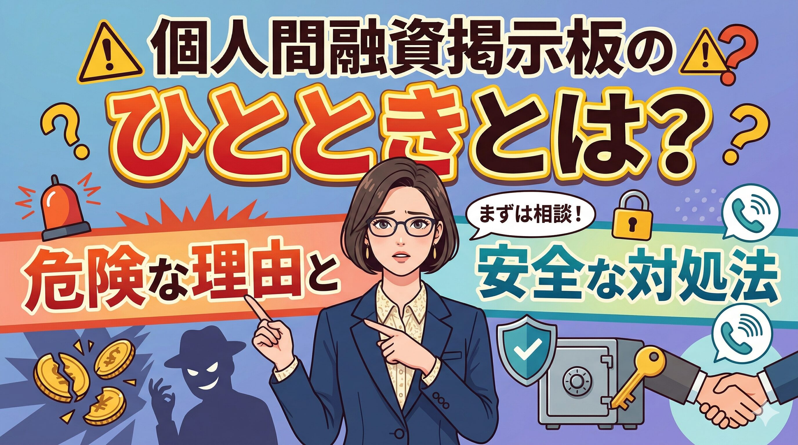 個人間融資掲示板のひとときとは？危険な理由と安全な対処法