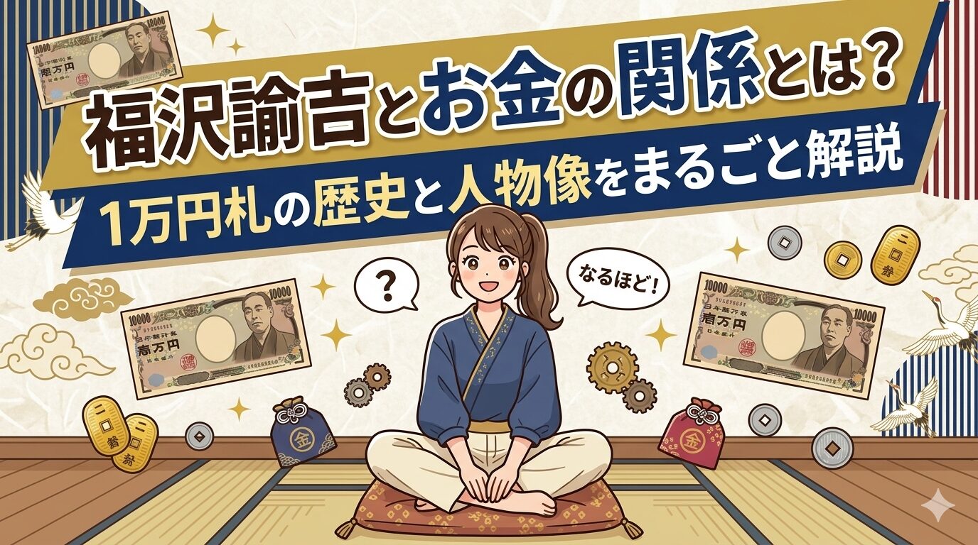 福沢諭吉とお金の関係とは？1万円札の歴史と人物像をまるごと解説