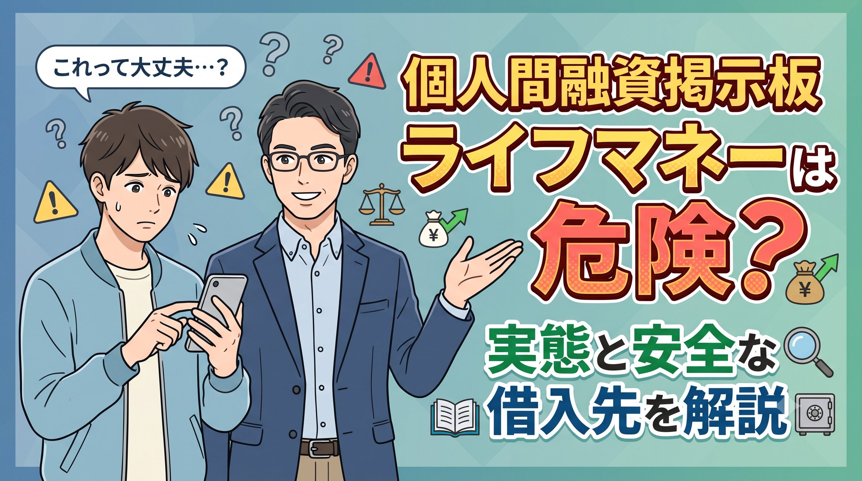 個人間融資掲示板ライフマネーは危険？実態と安全な借入先を解説